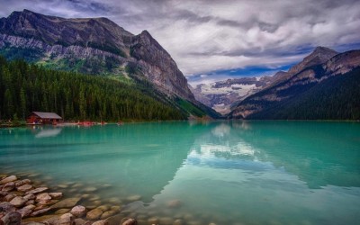 lake and mountains lake and mountains